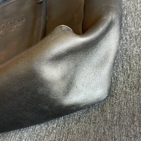 COACH bag Heritage 1941 black leather shoulder bag large - Picture 8 of 14